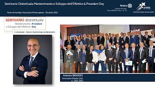 SEMINARIO distrettuale Mantenimento e Sviluppo dell’effettivo President Day [upl. by Arreyt]