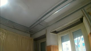 FINTO TRAVE IN CARTONGESSO  FAKE PLASTERBOARD BEAM [upl. by Orlosky]