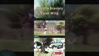 Shiny Alpha Hisuian Braviary Signature Move Esper Wing in Pokemon Legends Arceus [upl. by Anayia]