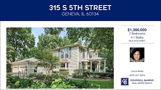 315 S 5th Street Geneva Illinois Homes for Sale  wwwcoldwellhomescom [upl. by Nrobyalc]