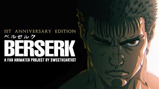 EPISODE 1  BERSERK THE BLACK SWORDSMAN  ENGLISH DUB SWEETHEARTIST Fan Animation [upl. by Eiramasil]