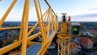 70 Meter Power Kranaufbau in Wardenburg [upl. by Akehsay]