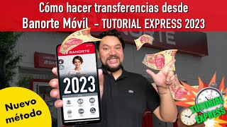 Transfiere dinero desde Banorte Móvil con el nuevo método 2023  TUTORIAL EXPRESS [upl. by Mclaurin720]