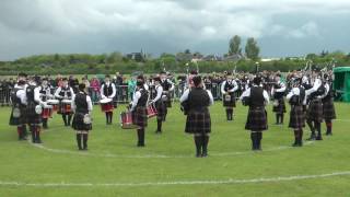 2017 British Pipe Band Championships North Lanarkshire Schools [upl. by Winton]