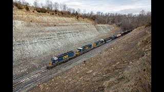 CSX L411  Glencoe Kentucky [upl. by Atiek210]