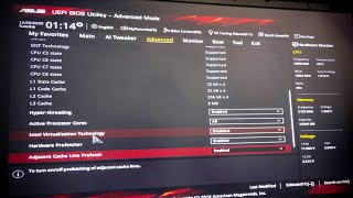 How to enable virtualization on Asus UEFI bios [upl. by Irvine]