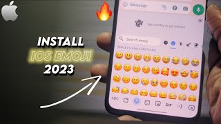 Install IOS Emojis In Any Android device 2023😍 [upl. by Godric]