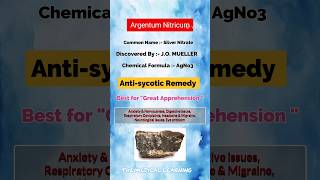 Argentum Nitricum Key Features bhms argentumnitricum homoeopathy homeopathy [upl. by Malloch538]