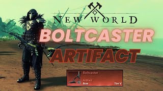 NEW WORLD  BOLTCASTER BOW  ARTIFACT  GUIDE [upl. by Yenttihw]