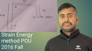 Numerical based on srrain Energy method POU2016 Fall [upl. by Rehpotsirh]