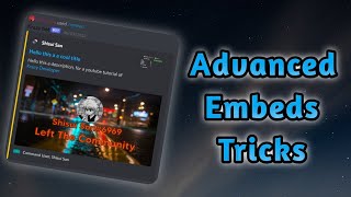 Discord JS 13 Advanced Embeds [upl. by Gainor]