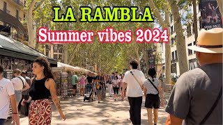 LA RAMBLA BARCELONA  enjoyable experience [upl. by Catharina]