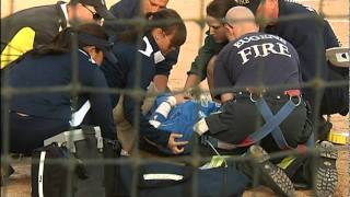 UCLA softball player taken off field by paramedics [upl. by Breger612]