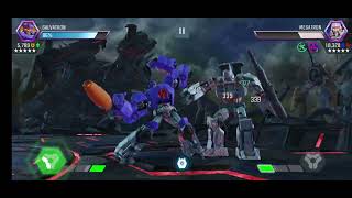 Battle of the tanks Galvatron vs Megatron Transformers Forged to fight [upl. by Odinevneib]