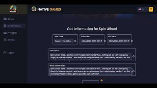 Spin Wheel Game [upl. by Gustin]