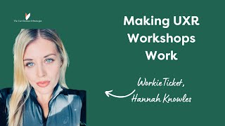 Making Workshops Work for You and Your Team  Hannah Knowles WorkieTicket [upl. by Benildis786]