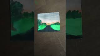 Sunset drawing 🥰 reggaeton dembow music art [upl. by Buyers]