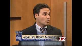 Legal Tips Before Marriage  RI Attorney Mike Bottaro on The Rhode Show [upl. by Alie878]