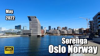 SØRENGA Morning Walk OSLO NORWAY 4K 60fps [upl. by Kreit]