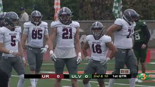 ULV Football vs Redlands 1122024 [upl. by Kalindi]