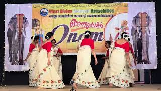 Thiruvathira WWMA Onam 2023 West Wales Malayali Association [upl. by Yesor]