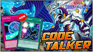 Code Talker Deck ft Drastic Draw amp Code Hack Iblee Lock amp ULink Combo YuGiOh Master Duel [upl. by Hploda]