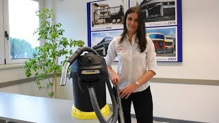 Aspiracenere AD 4 Premium Karcher presentato da VENEROTA [upl. by Sigrid]