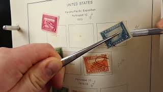 How Im Removing Stamps Hinged In Albums [upl. by Ahseyn]