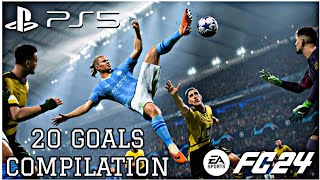 FC 24  20 Goals Compilation All League  Amazing Ultra Realistic Graphics Gameplay 4K60FPS PS5 1 [upl. by Medeah]