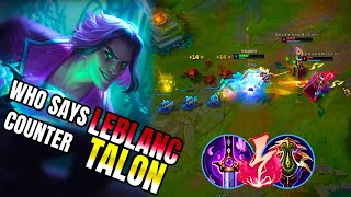 Talon mid  Who says Leblanc counters Talon   Talon VS Leblanc [upl. by Alleuqram]