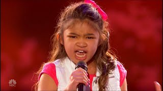 Angelica Hale 10  Girl On Fire  Best Audio  Americas Got Talent  Judge Cuts  July 18 2017 [upl. by Mont43]