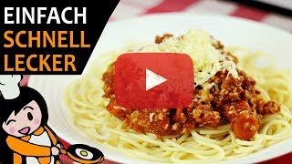 Spaghetti Bolognese  Rezept Videos [upl. by Nightingale]