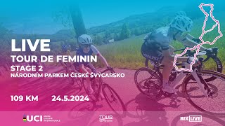 🔴 LIVE  Tour de Feminin  STAGE 2  Národním parkem České Švýcarsko [upl. by Tuneberg]