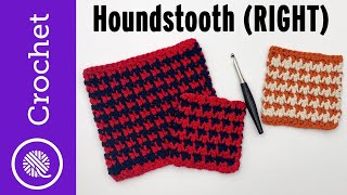 How to Crochet Houndstooth  Harry Styles cardigan [upl. by Mohammed]