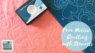 Easy Heart Meander Free Motion Quilting Design  Free Motion Quilting Tutorial [upl. by Saba]