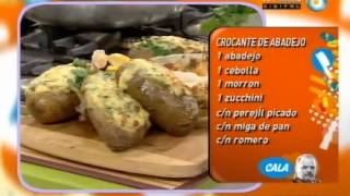 Crocante de abadejo con papas cremosas rellenas [upl. by Vyner]