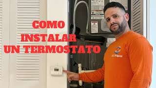 Aprende a Instalar tú mismo el Termostato del Aire Acondicionado [upl. by Onnem]