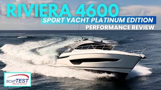 Riviera 4600 Sport Yacht Platinum Edition A Versatile Cruiser  Full Performance Review [upl. by Steffi]