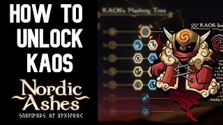 How to Unlock Kaos The New Character  Nordic Ashes Survivors of Ragnarok [upl. by Angadreme788]