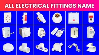 Electrical House Wiring Materials Name amp Pictures  House Wiring List with Images  Electrician Work [upl. by Graig]