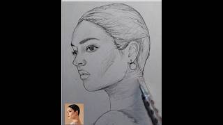 Female Face Drawing Using Loomis Method shorts youtubeshorts drawing andrewloomis art study [upl. by Nnyleuqcaj]