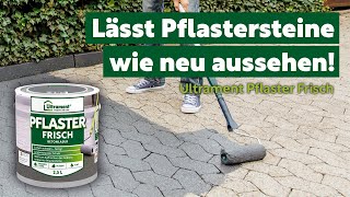 Lässt Pflastersteine wie neu aussehen  Ultrament Pflaster Frisch [upl. by Downe]