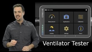 Citrex H5  Gas Flow Analyzer for biomedical engineers to test ventilators and anesthesia machines [upl. by Eelreveb]