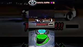 Toyota Supra mk4 vs Mustang GT 👿☠️ Exhaust Sound video viral trending supra [upl. by Bessy]