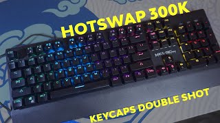 Keyboard 300K Dapat Apa Aja  Armaggeddon MKA 9C Pro [upl. by Ladnek]