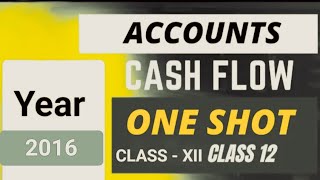 CASH FLOW STATEMENT CLASS 12  Question 2016  accountancy  WBCHSE cashflow cashflowstatement [upl. by Ataliah482]