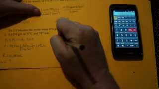 Gas Density Molar Mass Calculation mmdRTP [upl. by Steinke559]