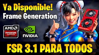 ✅ FSR 31  YA DISPONIBLE GRATIS para TODAS LAS GPU y GRAFICOS INTEGRADOS ✅ [upl. by Levison]