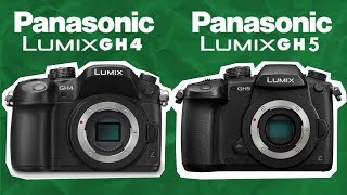 Panasonic Lumix GH4 Vs GH5  Quick specs comparison [upl. by Corin138]