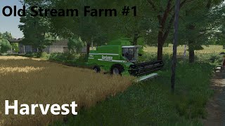 Feeding Pigs and chicken🐖🐔 and First Harvest 🚜 l 🌟Old Stream Farm FS 22🌟 Timelapse Ep1 [upl. by Tsan759]